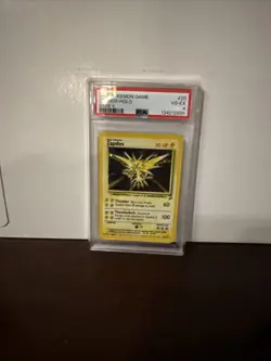 Pokemon TCG 2000 Pokemon Game Zapdos Holo Base II PSA 4 VG-EX - Image 1