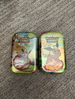 Prismatic Evolutions 2x Mini Tins - Sealed Brand NEW - Pokemon TCG - Image 1