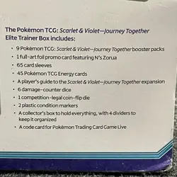 POKEMON Scarlet & Violet Journey Together Elite Trainer Box, Box has Dents - Image 4
