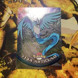 Topps Series 3 Pokemon TV Animation Card #144 Articuno Smooth Silver Foil LP - Image 1