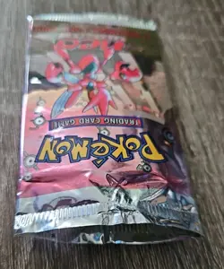 EMPTY NO CARDS Neo Discovery Pokemon Scizor TCG Pack Opened - Image 3