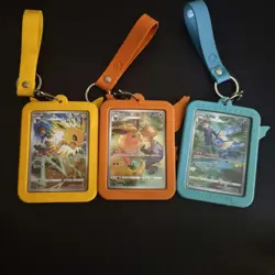 3 Lot Pokemon Chinese Card Eevee Flareon Vaporeon Jolteon CHR SQ - Image 1