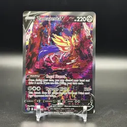 2023 POKEMON SWSH CROWN ZENITH GALARIAN GALLERY #GG54 ZAMAZENTA V UR - NM - Image 1