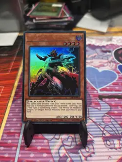 Yugioh The King Of D. LC06-EN002 Ultra No Name No Imprint Misprint - Image 1