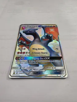 Pokemon TCG Charizard GX Hidden Fates Holo Full Art Ultra Rare Card SV49/SV94 - Image 3