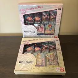 One Piece Card Game Illustration Box Vol. 1 & 2 - New/ Sealed Box Bandai Promo - Image 1