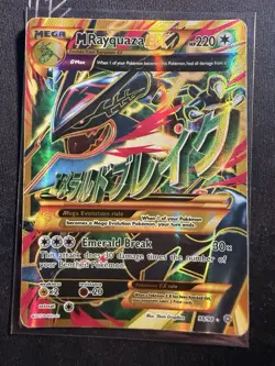 Pokemon TCG Mega M Rayquaza EX Holo Card 98/98 - Image 2