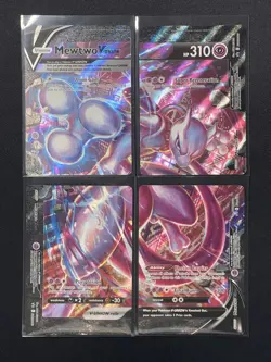 Mewtwo V-UNION [Set of 4] SWSH: Sword & Shield Promo Cards Holo NM - Image 1