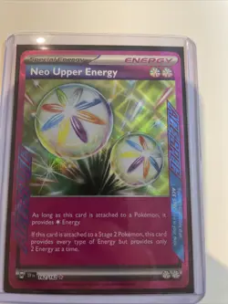 Neo Upper Energy 162/162 - Pokemon Temporal Forces Ace Spec Rare Card NM - Image 1
