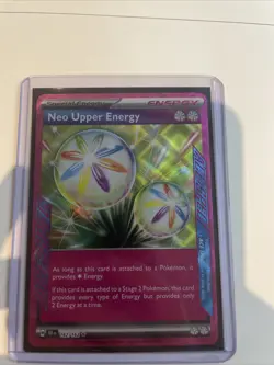 Neo Upper Energy 162/162 - Pokemon Temporal Forces Ace Spec Rare Card NM - Image 2