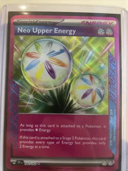 Neo Upper Energy 162/162 - Pokemon Temporal Forces Ace Spec Rare Card NM - Image 4