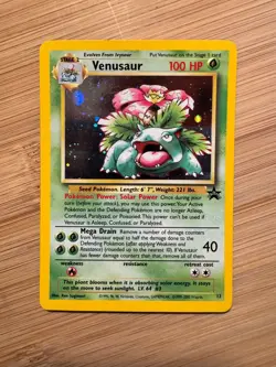 Venusaur 13/53 Wotc Holo Black Star Promo RARE CARD MP/HP - Image 1