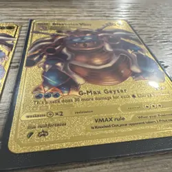 2 Blastoise VMAX Gold Foil Pokemon Card RARE GX Collection Powerful Trading card - Image 3