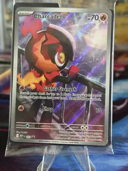 Charcadet 22 Black Star HOLO Promo Phantasmal Flames SEALED Pack Pokemon Card - Image 1