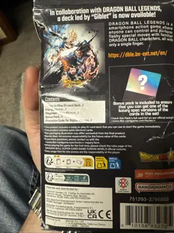 DRAGON BALL SUPER TCG FUSION WORLD STARTER DECK 10: GIBLET SEALED CARDS & PACKS - Image 2