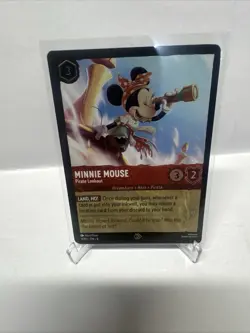 ✨Lorcana Minnie Mouse Pirate Lookout 12/P2 Cold Foil Disney Lorcana Promo Cards - Image 1