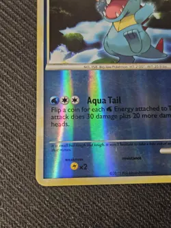 Totodile 74/95 Reverse Holo Pokemon Card 2011 Call of Legends LP - Image 5
