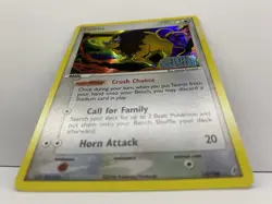 Pokemon Card - Tauros (12/100) EX Crystal Guardians Stamped - Reverse Holo - Image 2