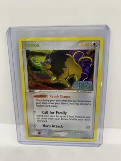 Pokemon Card - Tauros (12/100) EX Crystal Guardians Stamped - Reverse Holo - Image 5
