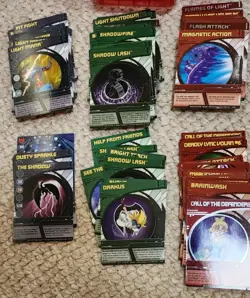 Bakugan battle brawlers, Cards-108 Reg, 51 Metal, 4 Holo, 7 Foil, 2 Guides Cases - Image 3