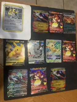 Pokemon Card Full Art Alt Art Promo Jumbo Fire Charizard Leafeon pikachu 11 card - Image 1
