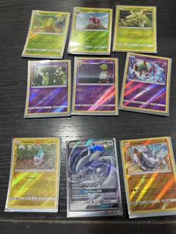 Pokemon Lost Thunder Lot - Lugia GX + Reverse Holo Rares - 9 Card Mini Lot - Image 1