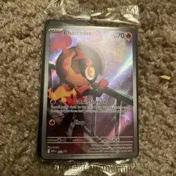 Charcadet 22 Black Star HOLO Promo Phantasmal Flames SEALED Pack Pokemon Card - Image 1