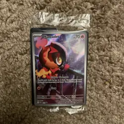 Charcadet 22 Black Star HOLO Promo Phantasmal Flames SEALED Pack Pokemon Card - Image 4