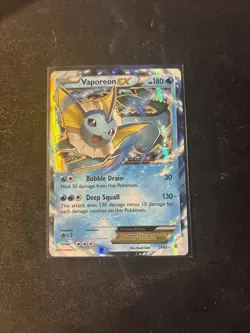 Pokemon Vaporeon-EX Holo Rare TCG Card 24/83 Generations - Image 1
