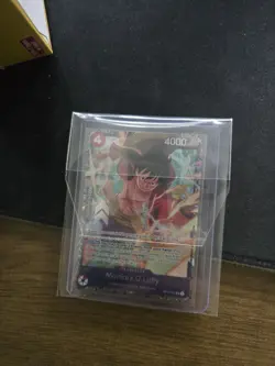 ✨ Monkey D Luffy OP12-015 Treasure Cup Promo Prize One Piece Card Top 64 - Image 4