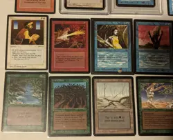 MTG Lot of 14 OLD & VINTAGE Cards. GRADED ALPHA & BETA, Arabian Nights. AWESOME! - Image 3