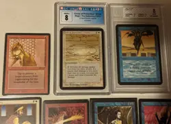 MTG Lot of 14 OLD & VINTAGE Cards. GRADED ALPHA & BETA, Arabian Nights. AWESOME! - Image 5