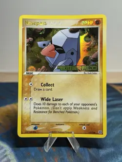 Nosepass 17/106 Ex Emerald Reverse Holo Stamped Pokemon Card Rare MP - Image 1