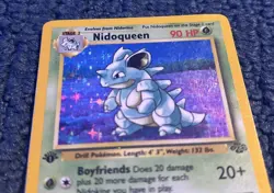 Nidoqueen 7/64 1st edition Holo Rare edition - Jungle Set - Pokemon Card TCG - Image 4