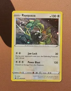 PTCG Rayquaza - SWSH029 (Pixel Cosmos Foil) x1 NM Sword & Shield Promo card - Image 1