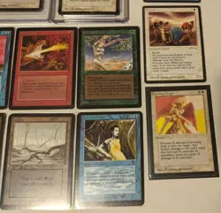MTG Lot of 14 OLD & VINTAGE Cards. ALPHA & BETA GRADED, Arabian Nights, MISPRINT - Image 3