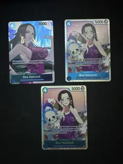 One Piece Card Game Boa Hancock OP02-059 and OP01-078 - Image 1