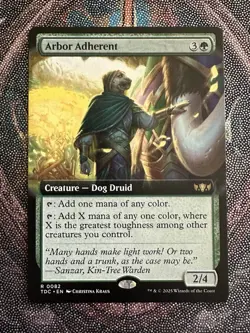 Arbor Adherent (Extended Art) Commander: Tarkir: Dragonstorm Regular - Image 1