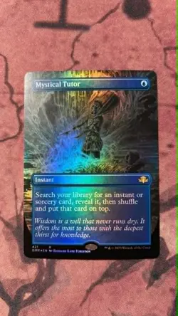 Mystical Tutor (Borderless) Dominaria Remastered Foil - Image 1