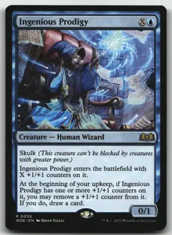 Ingenious Prodigy R Wilds of Eldraine 56 LP - Image 1