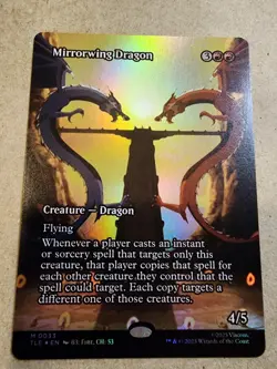 Mirrorwing Dragon - #33 Foil Borderless - Avatar: The Last Airbender - Mtg - Image 1