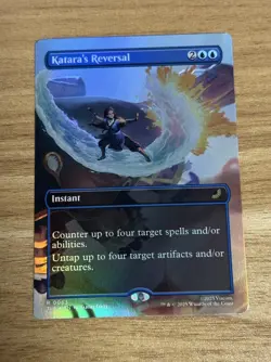MTG Katara's Reversal (Borderless Foil) Avatar Eternal-Legal 63 NM - Image 1