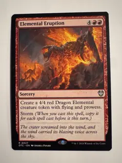 Elemental Eruption OTC NM MTG Outlaws Of Thunder Junction Commander - Image 1