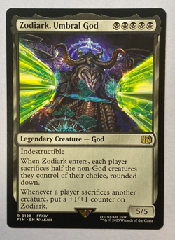 MTG - Zodiark, Umbral God - NM - Final Fantasy - Image 1