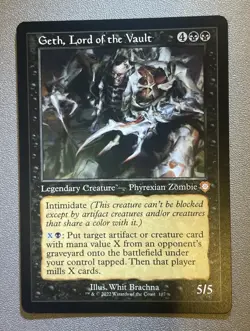 MTG Geth, Lord of the Vault (Retro) [The Brothers' War Commander] Near - Image 1