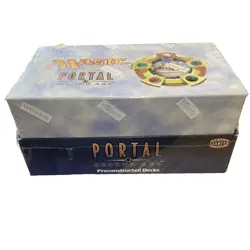 WOTC Magic MTG Factory Sealed Portal Second Age 15 Preconstructed Decks - Image 1