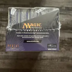 WOTC Magic MTG Factory Sealed Portal Second Age 15 Preconstructed Decks - Image 4
