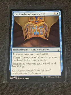 Magic the Gathering Amonkhet Cartouche of Knowledge - Image 1