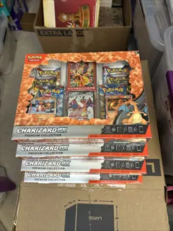 Pokemon TCG: Charizard ex Premium Collection Box Factory Sealed X6 Sealed Case - Image 2