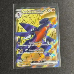 Pokemon TCG Cynthia's Garchomp EX 215/182 Destined Rivals Ultra Rare - Image 1